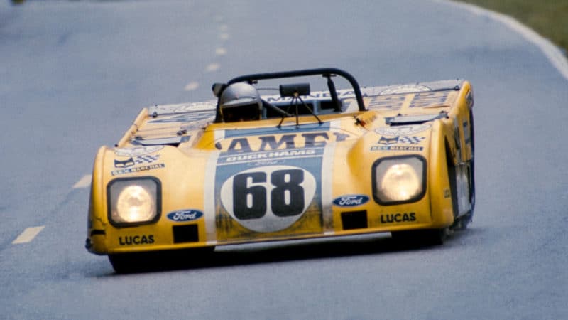 Duckhams LM car of Chris Craft and Alain de Cadenet in the 1972 Le Mans 24 Hours