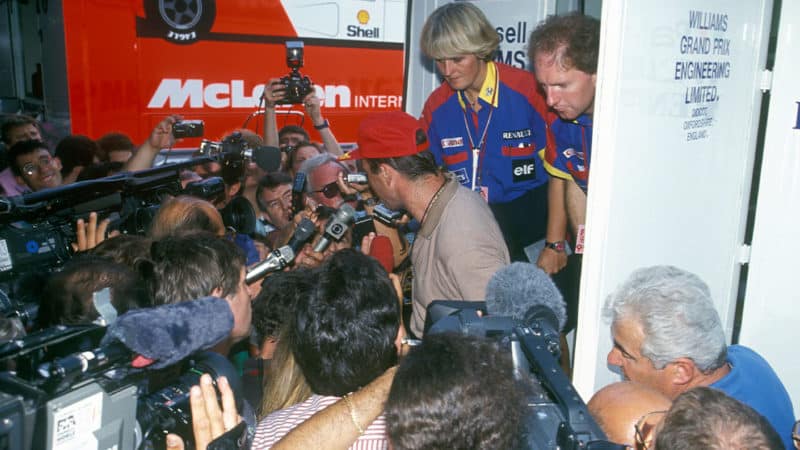 Nigel Mansell, 1992.