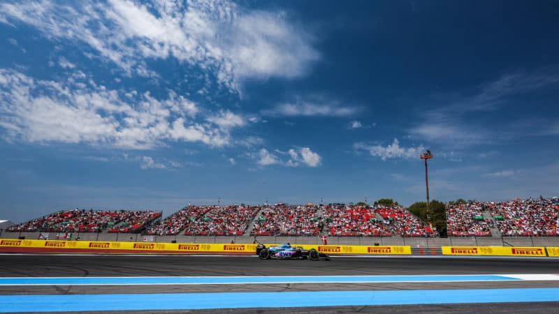 Blue skies over Paul Ricard circuit for the 2022 French Grand Prix