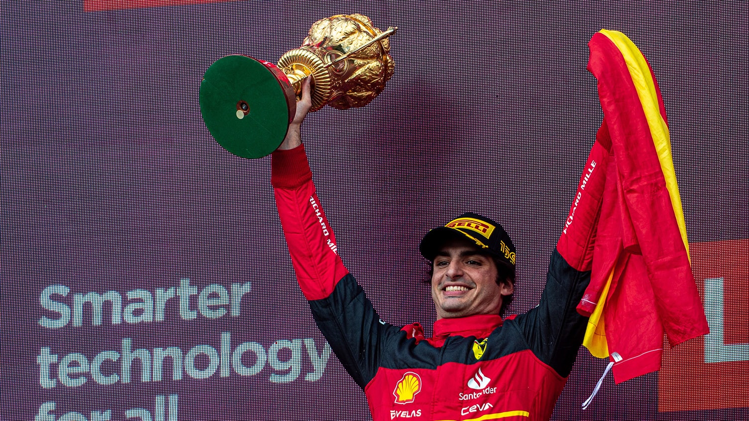 Carlos Sainz takes his first F1 win in Silverstone thriller