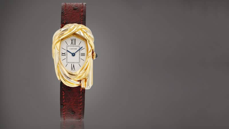 Cartier Cheich watch awarded to Gaston Rahier