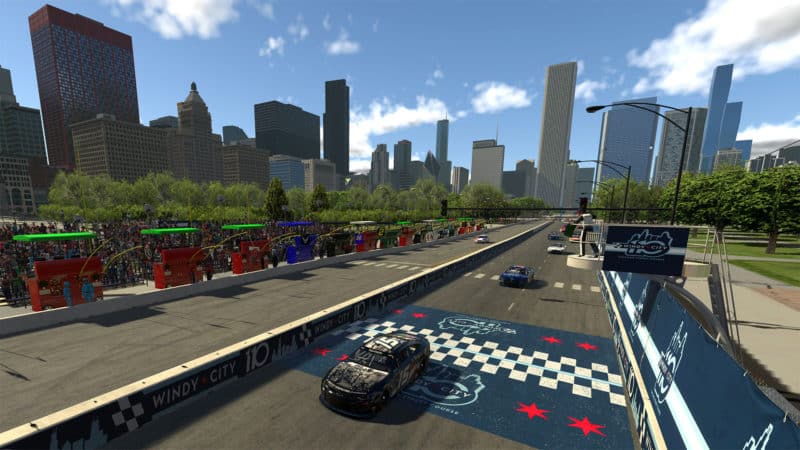 Computer-generated-image-of-NASCAR's-new-Chicago-street-course-for-2023