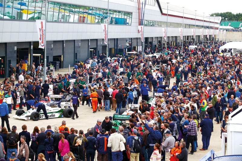 Pitlane at The Classic at Silverstone