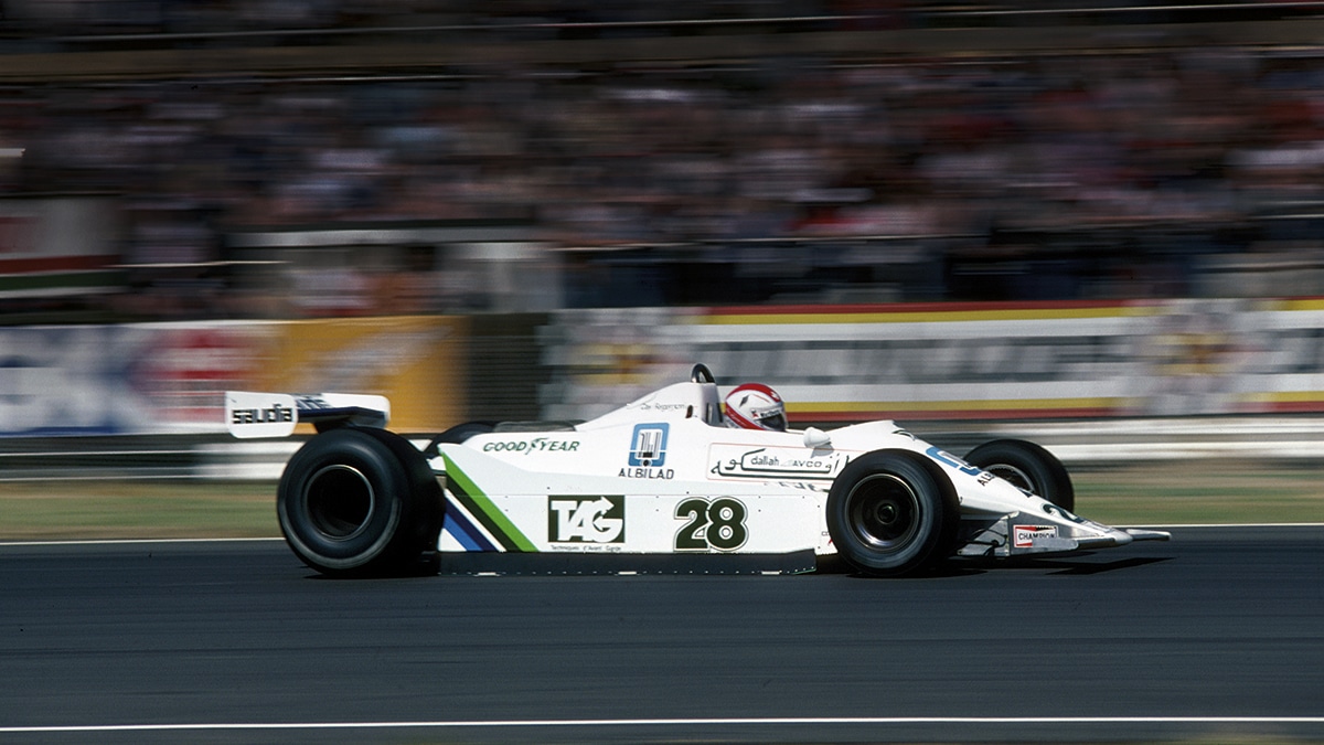 Williams of Clay Regazzoni in the 1979 British Grand Prix