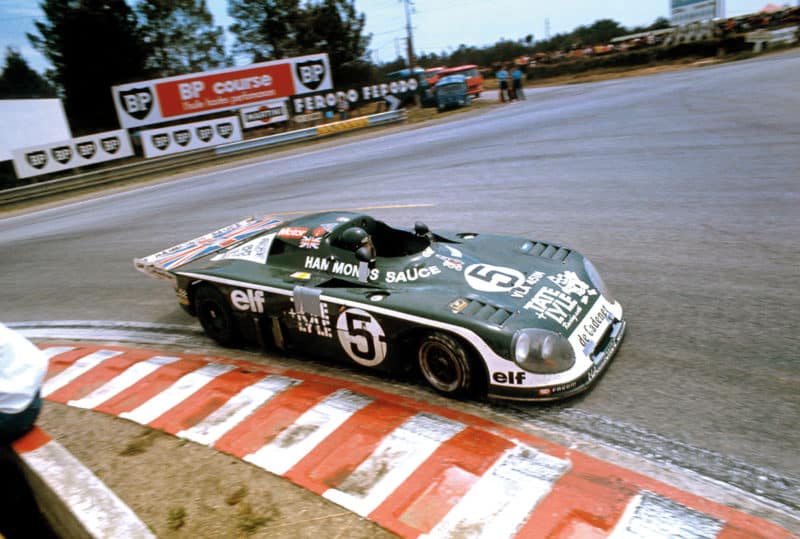 Lola of Alain de Cadenet at Le Mans in 1977