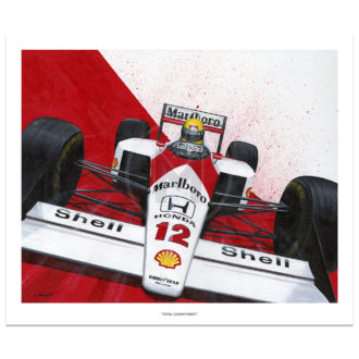 Product image for Total Commitment | McLaren MP4/4 | Ayrton Senna | 1988 | Chris Wainwright | Limited Edition print