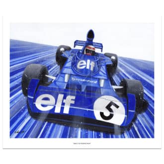 Product image for Race to Perfection | Tyrrell 006 | Jackie Stewart | 1973 | Chris Wainwright | Limited Edition print