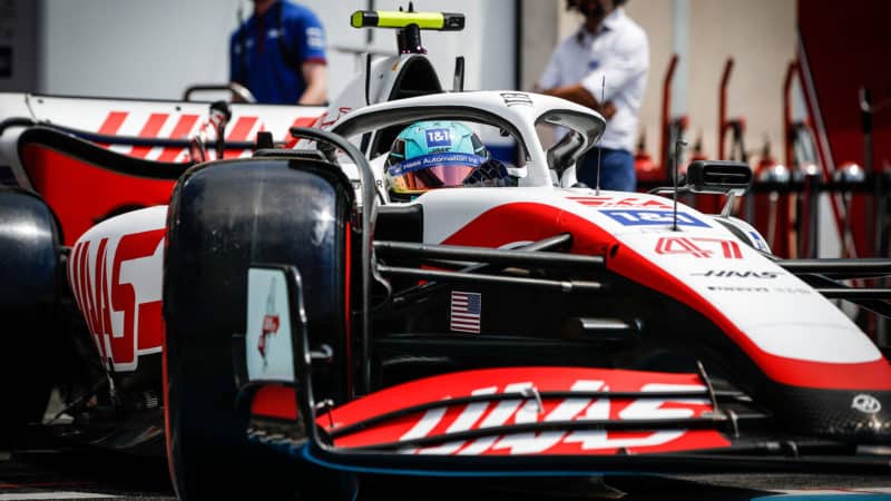 Haas-F1-driver-at-the-2022-French-GP-in-Paul-Ricard