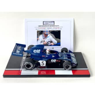 Product image for Jackie Stewart signed 1/18 Tyrrell 006
