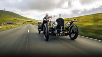 Bentley turns back time on the Isle of Man TT