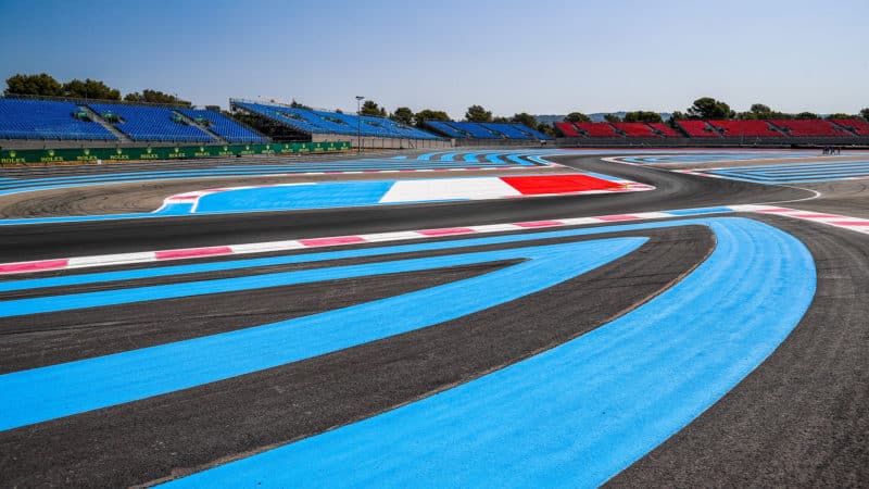 kerb, vibreur, track, piste, illustration during the Formula 1 Lenovo Grand Prix de France, French Grand Prix 2022, 12th round of the 2022 FIA Formula One World Championship from July 22 to 24, 2022 on the Circuit Paul Ricard, in Le Castellet, France - Photo Antonin Vincent / DPPI