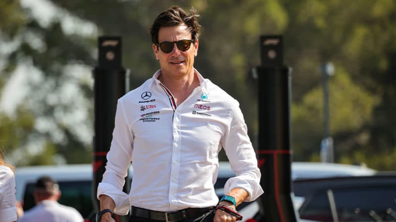Mercedes f1 boss Toto Wolff at the 2022 French GP