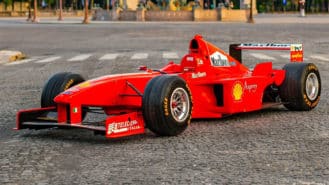 The 1998 Ferrari F1 car Schumacher ‘loved like a baby’ goes up for sale