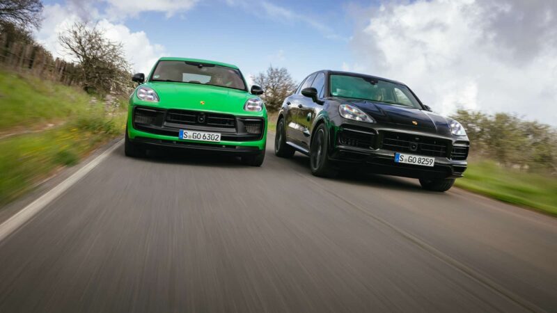 Porsche Cayenne and Macan GTS