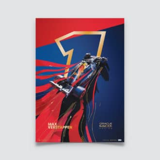 Product image for Oracle Red Bull Racing | Max Verstappen | 2022 | Collector's Edition Poster