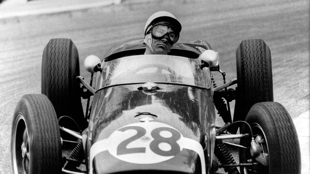 Stirling Moss at the Monaco Grand Prix in 1960