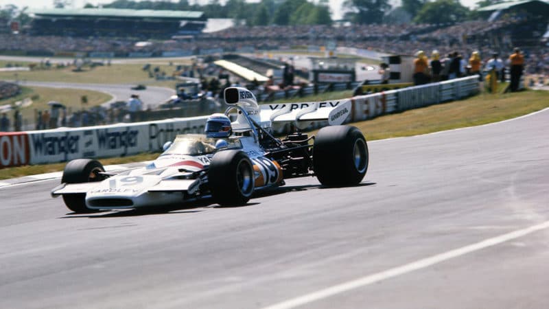 Peter Revson at the 1972 British Grand Prix