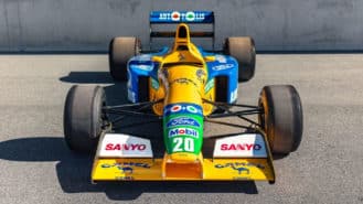 Historic Benetton from Schumacher’s debut F1 year on sale