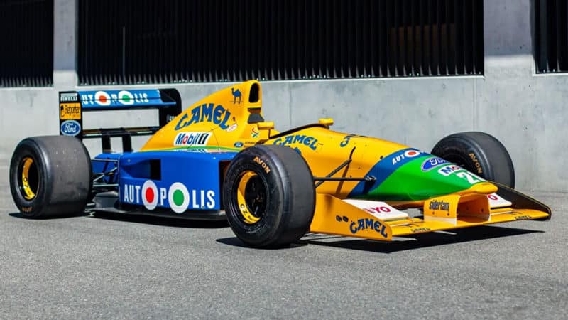 Historic Benetton from Schumacher's debut F1 year on sale - Motor ...