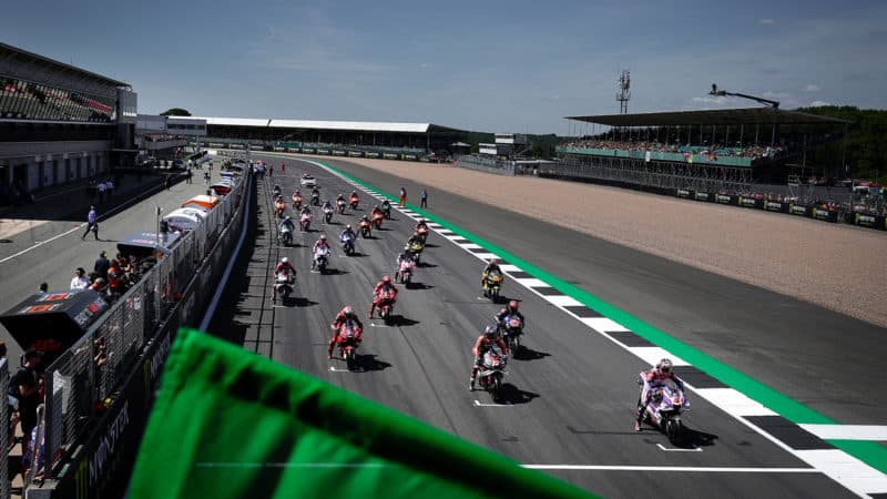 2022 MotoGP British Grand Prix start
