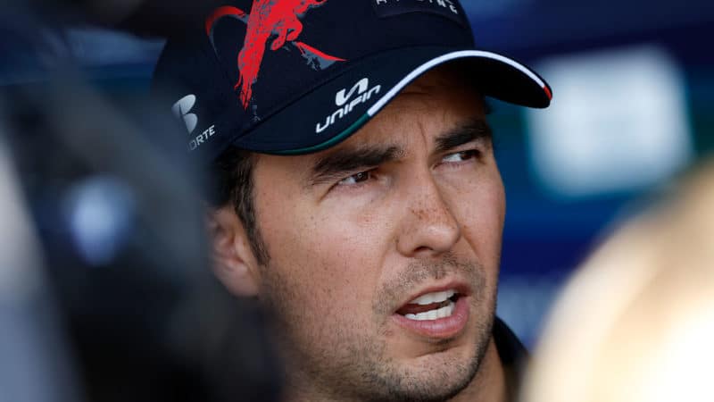 2022 Red Bull F1 driver Sergio perez at the 2022 Hungaria GP