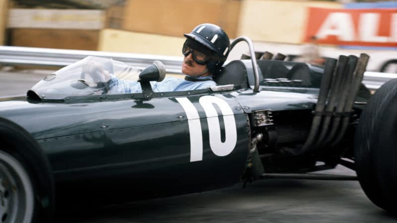 BRM P57 of Graham Hill at the Monaco Grand Prix