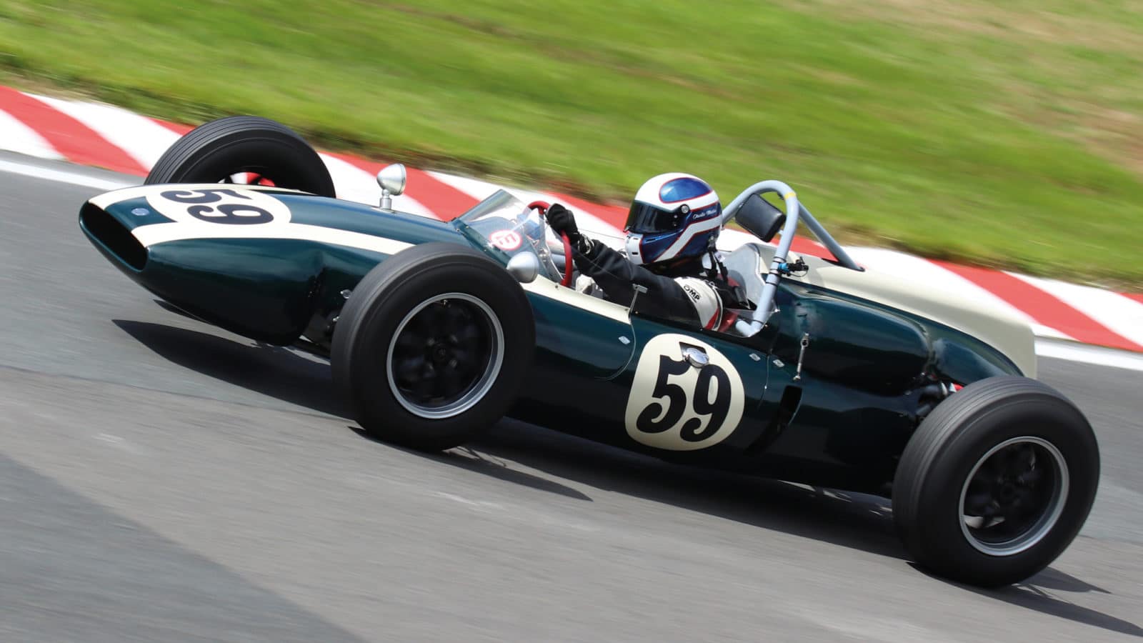 Cooper T53 of Charlie Martin at Oulton Park Historic Gold Cup