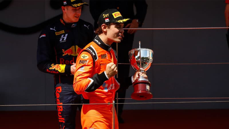 F2-driver-Felipe-celebrates-winning-at-Monaco-2022