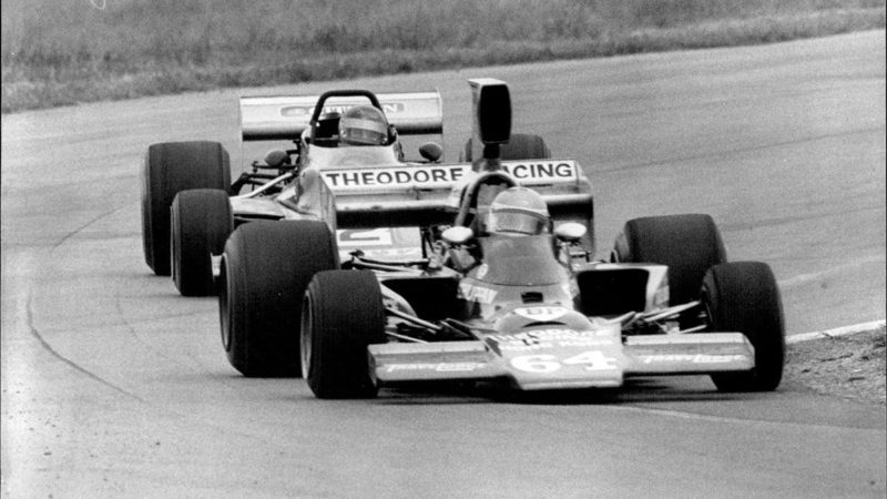 Schuppan on his way to victory at Oran Park in 1976