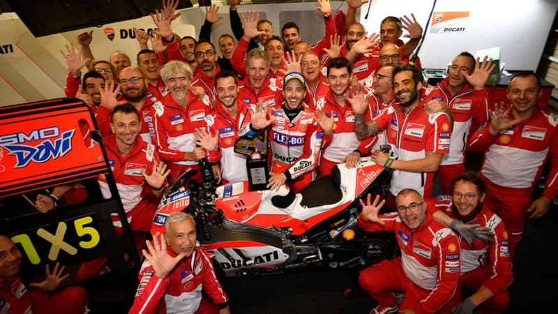 Japanese-Ducati-team-celebrates-winning-2017-Japanese-GP