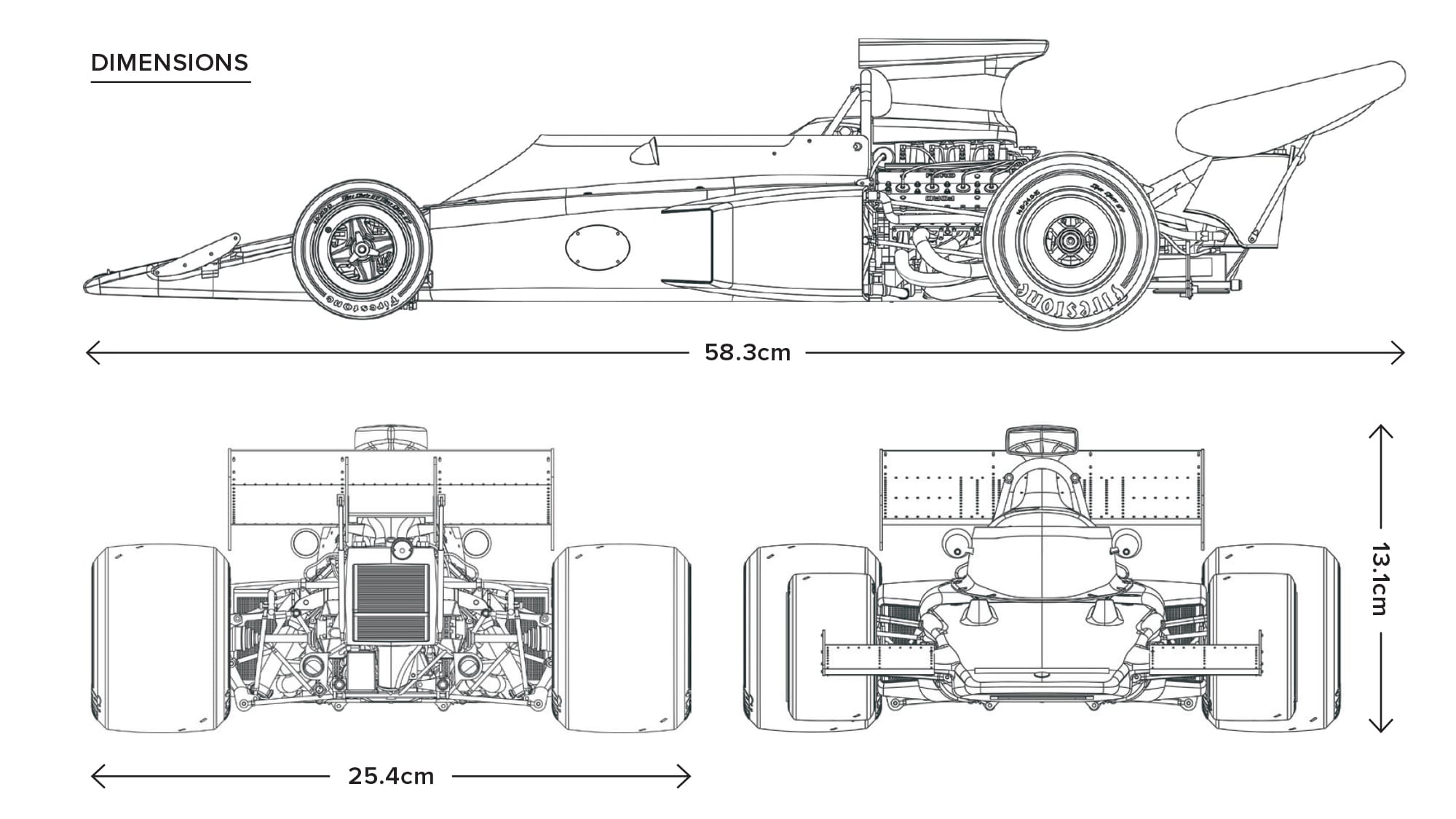 Lotus 72 Pocher model plans