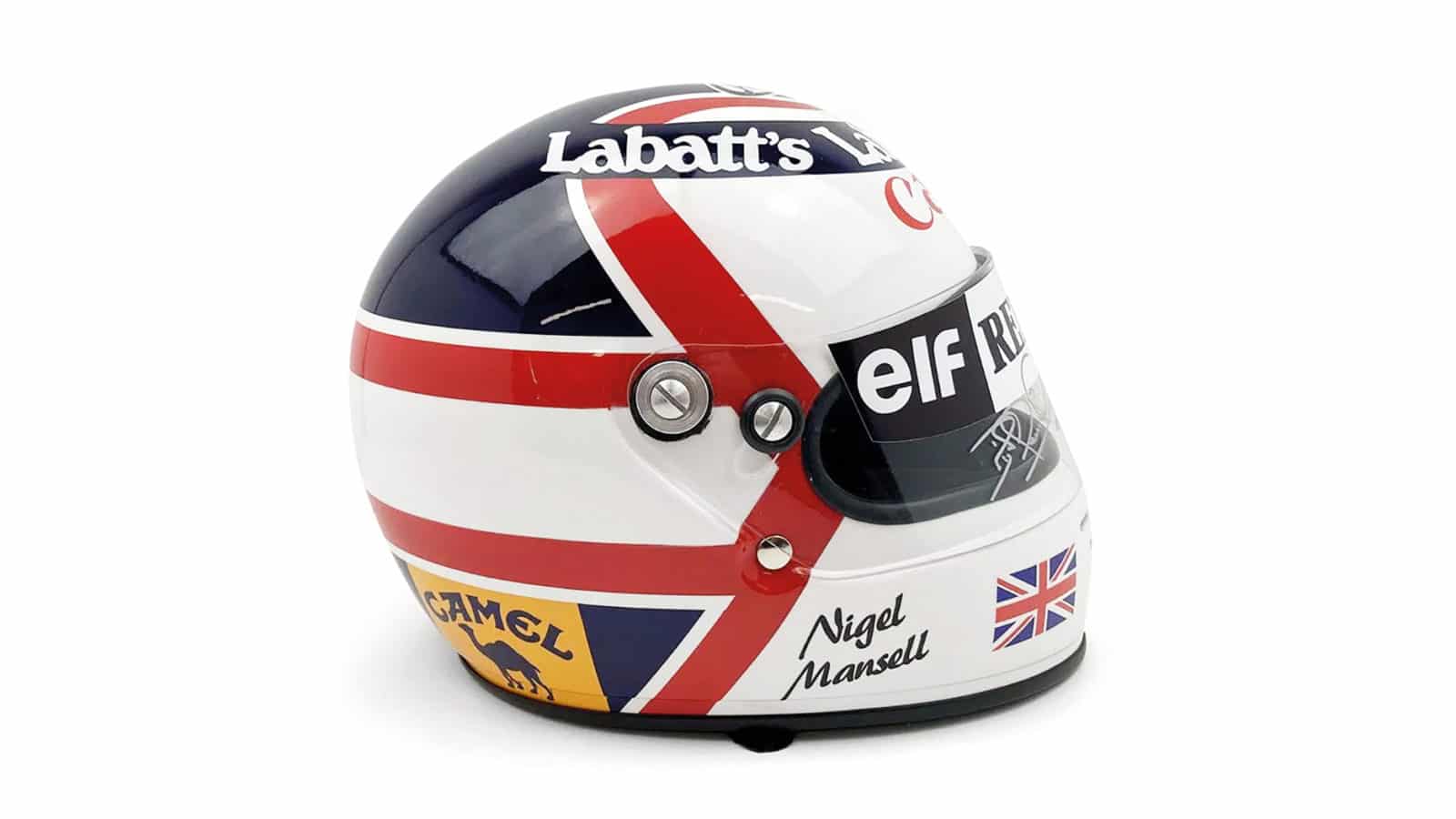 Nigel Mansell’s helmet