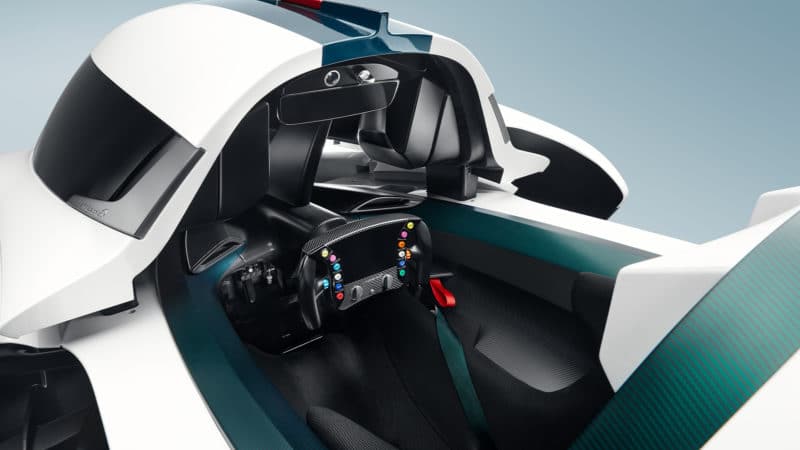 McLaren Solus GT cockpit
