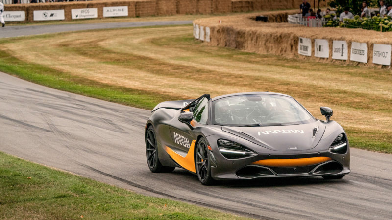 Modified McLaren 720S driven by Sam Schmidt at 2022 Goodwood Festival of Speed