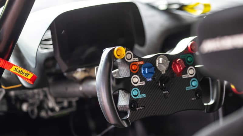 Steering-wheel-of-the-McLaren-Artura-GT4-car