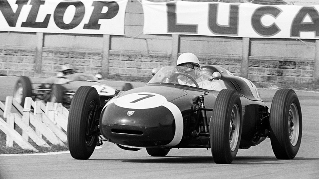 Stirling Moss, Aintree, England 30 April 1960