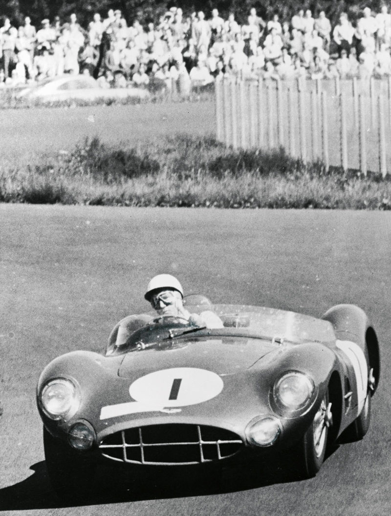 Stirling Moss during the 1,000 km race at Nurburgring, Germany