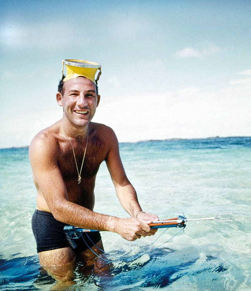 Stirling Moss in the Bahamas 1962