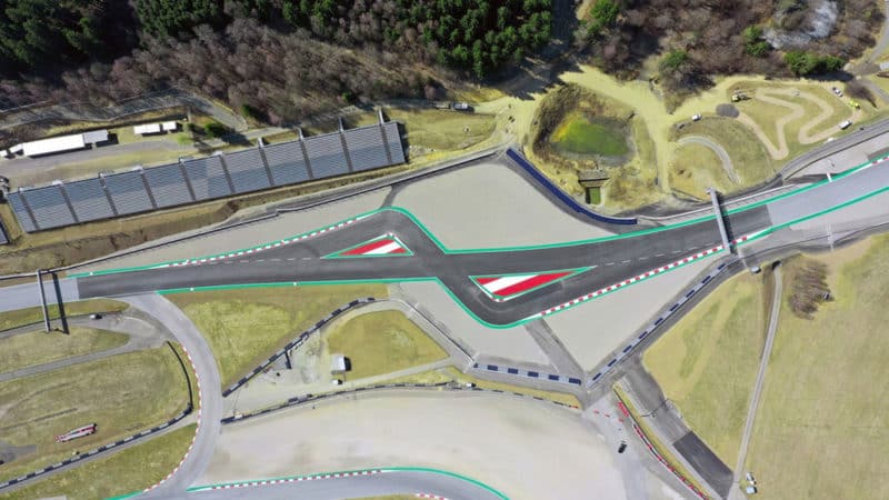 The-Red-Bull-Ring's-new-chicane-at-the-2022-Austrian-GP