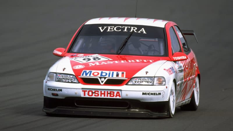 Vauxhall Vectra of John Cleland for 1998 Donington Park BTCC round