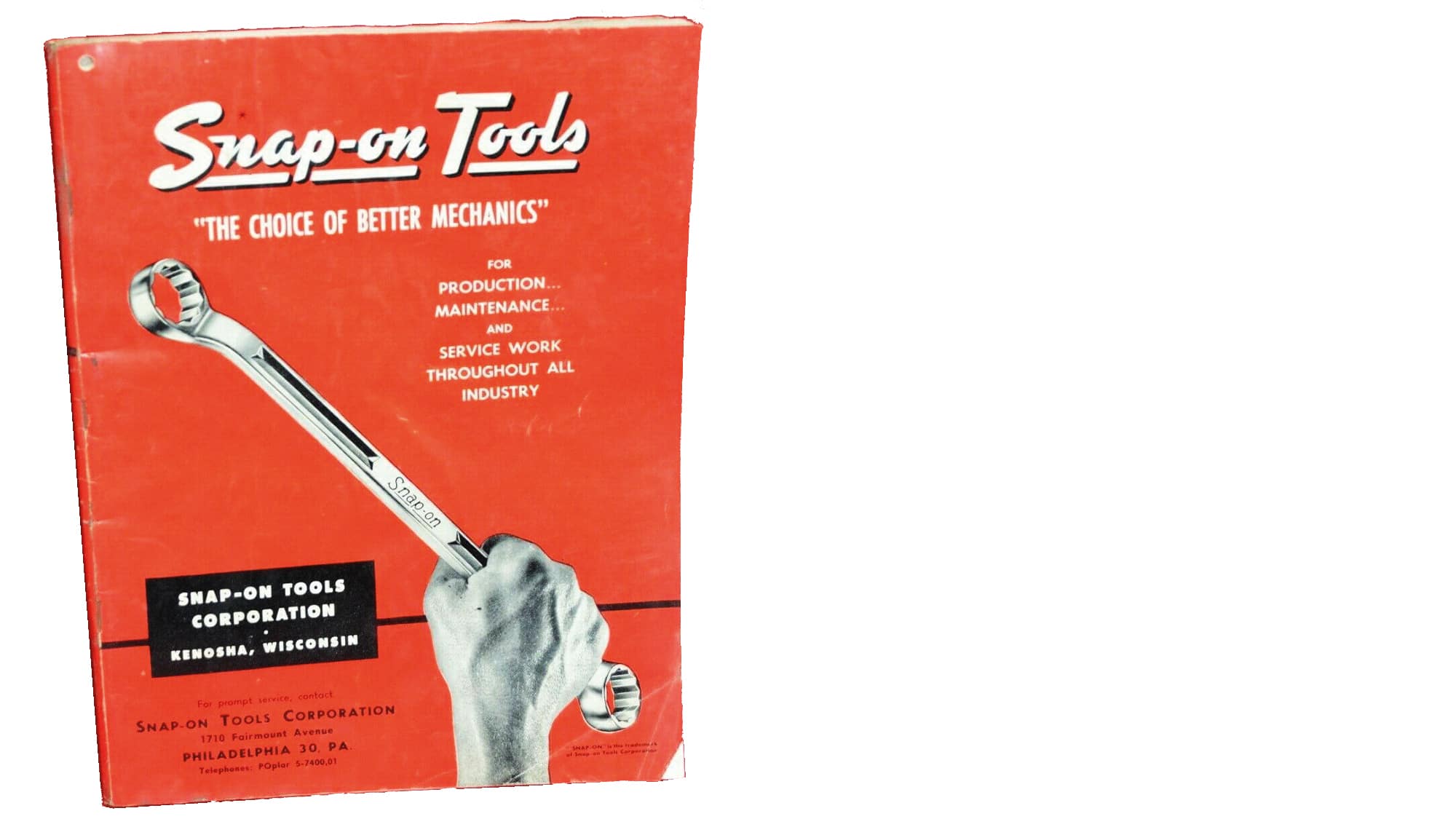 Vintage Snap on tools brochure