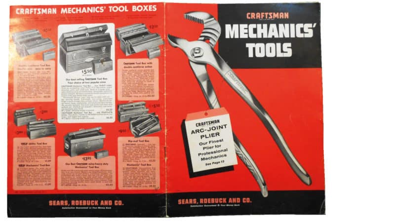 Vintage mechanics tools brochure