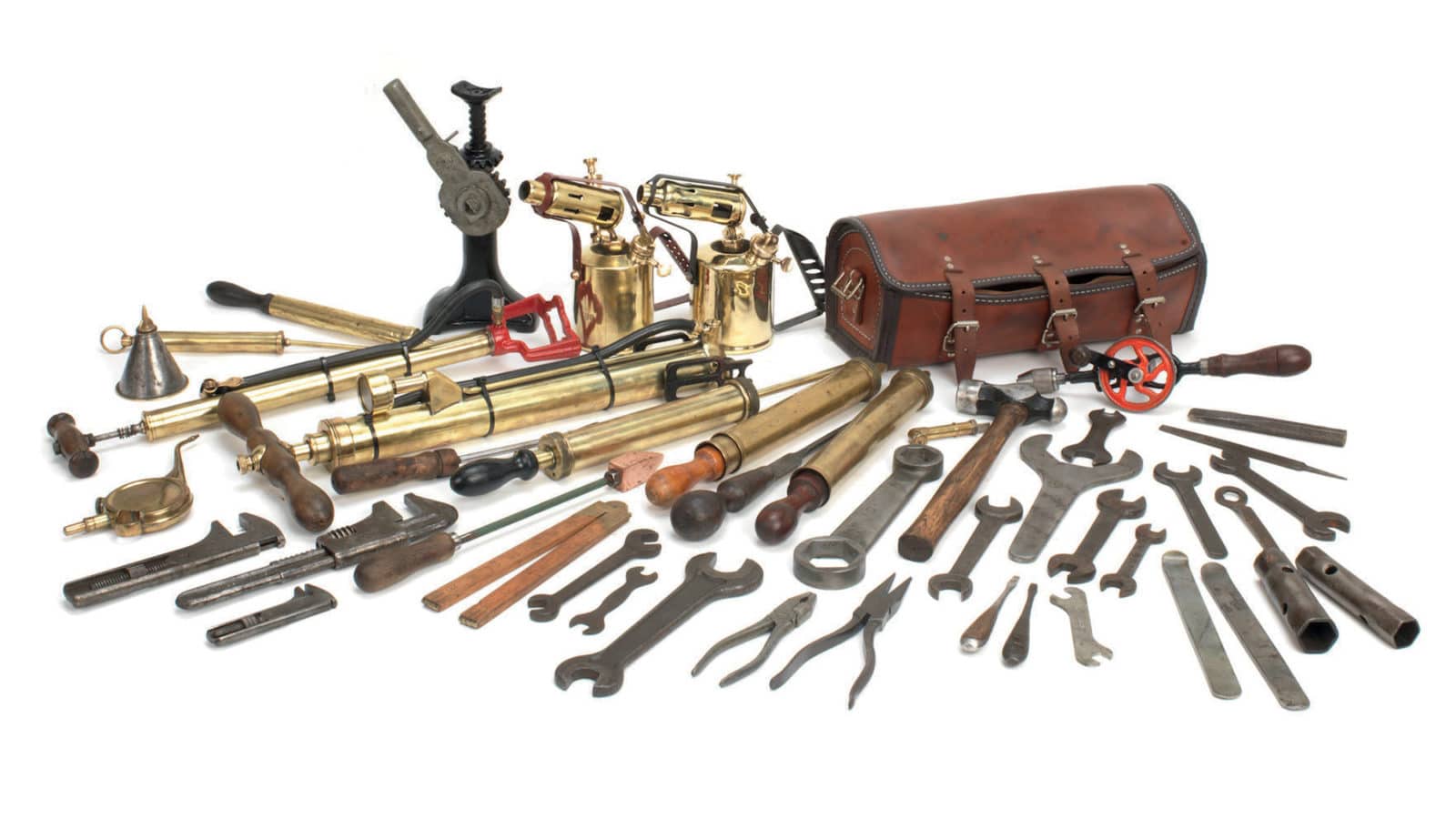 Vintage tools auction lot