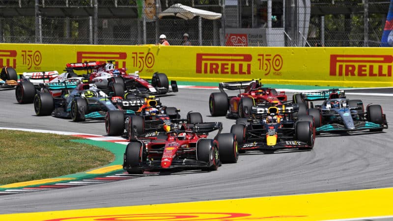 2022 Spanish Grand Prix start