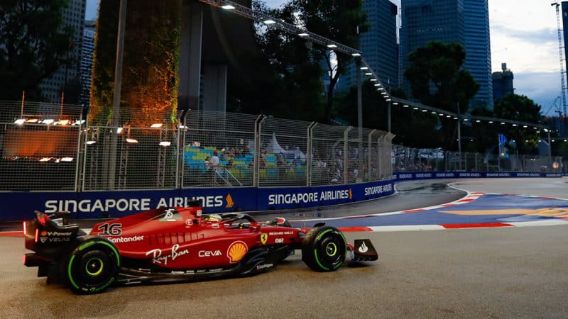 Ferrari-F1-driver-Charles-Leclerc-at-the-2022-Singapore-GP-2