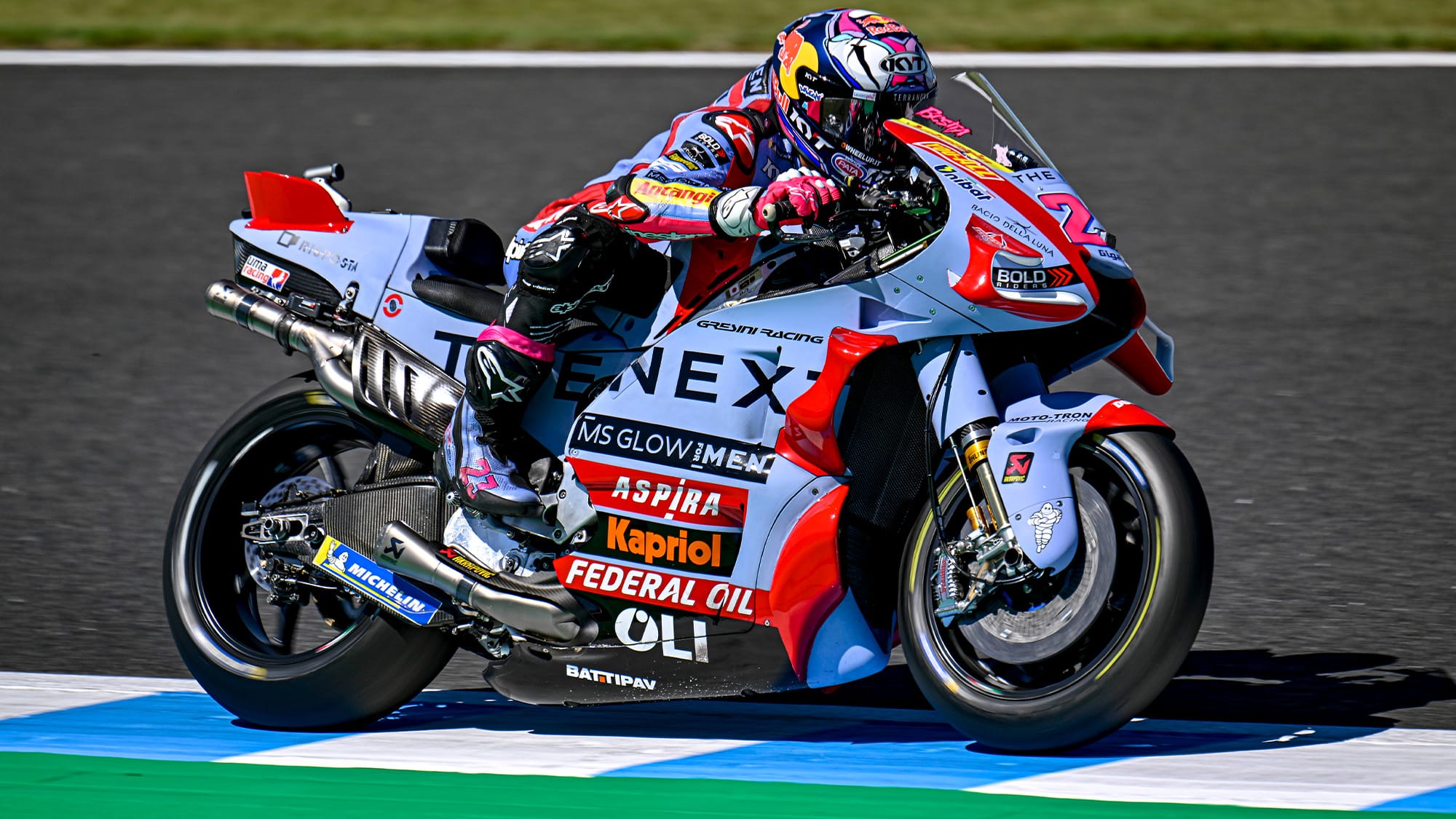 Gresini Racing Ducati of Enea Bastianini in 2022