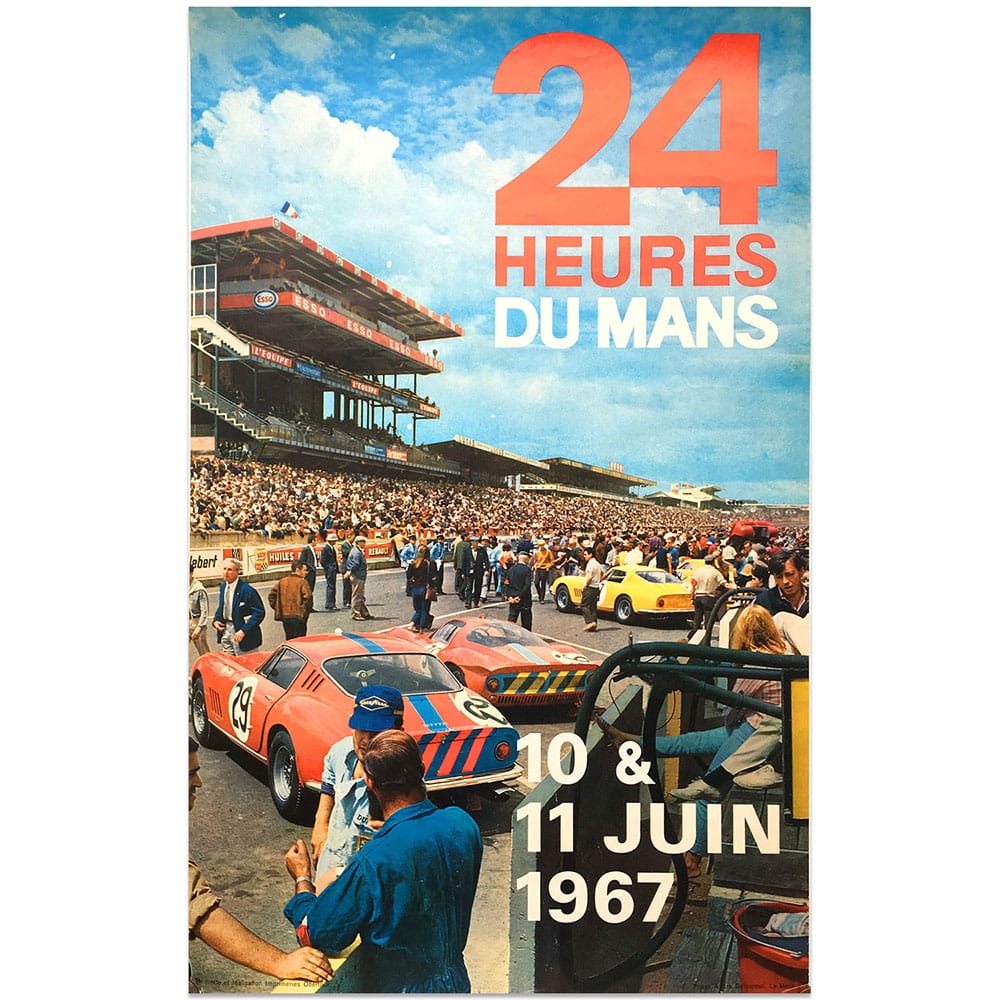 Le Mans 24 Hours 1967 Poster | Original vintage poster