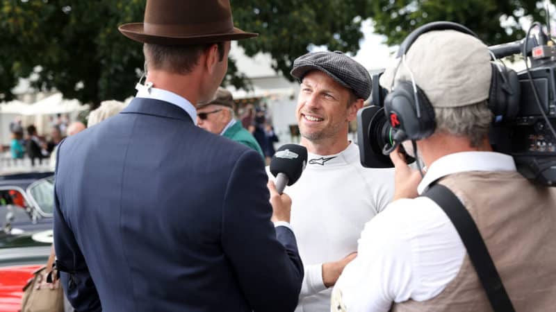 Jenson-Button-interviewed-at-2022-Goodwood-Revival