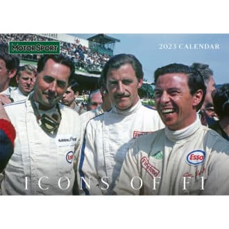 Product image for Official Motor Sport Magazine F1 Icons Wall Calendar | 2023