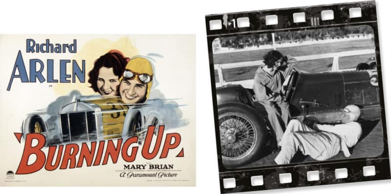 Burning Up (1930) was the first racing movie with sound